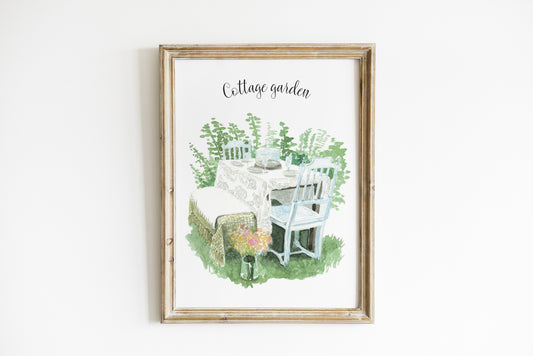 Affiche Cottage Garden