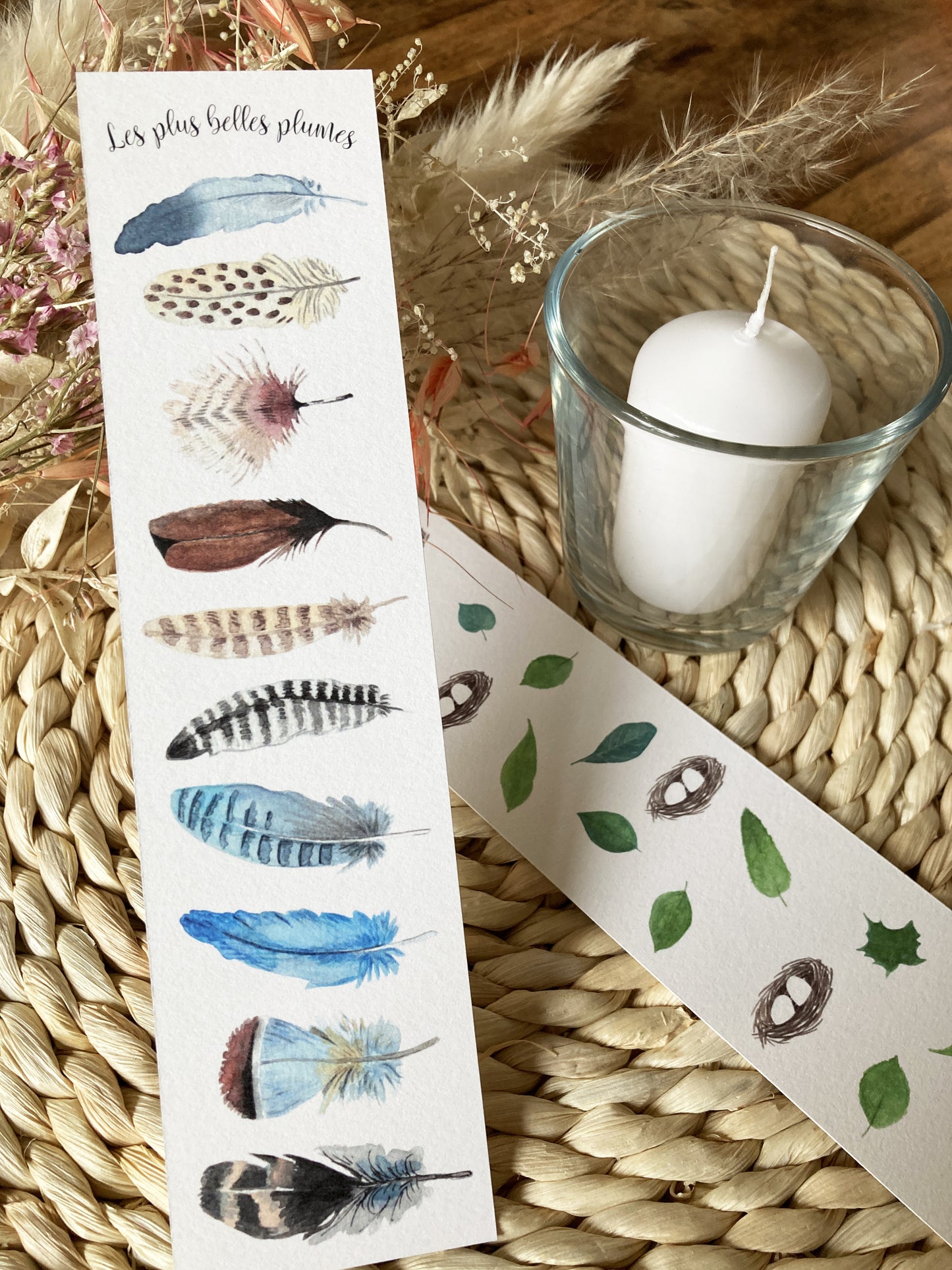 Marque-page Plumes
