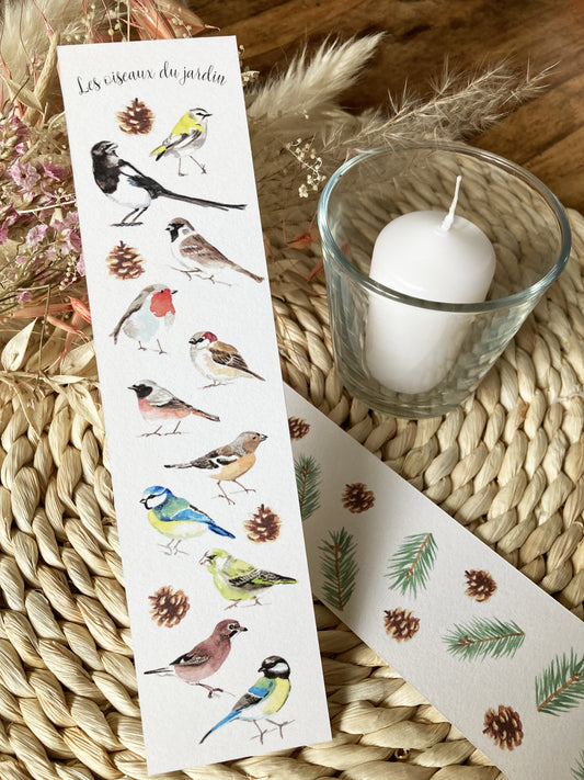 Marque-page Oiseaux