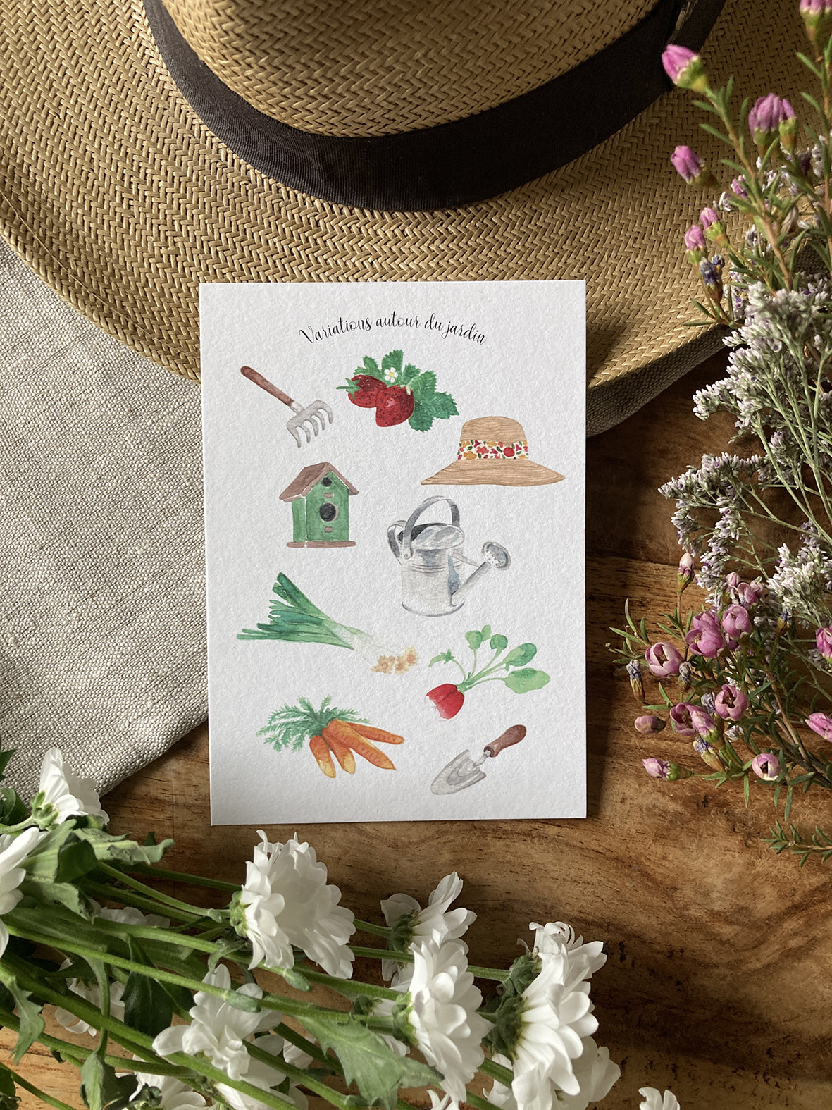 Carte Variations autour du Jardin